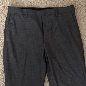 Murano Dark Grey Alex Fit Pants with slight pattern